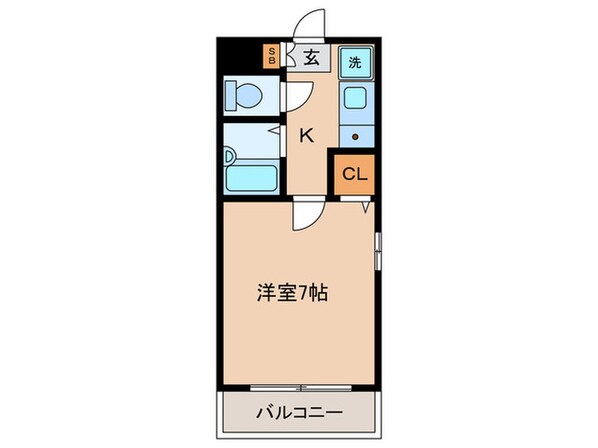 ハ－トフル野中Ⅱの物件間取画像